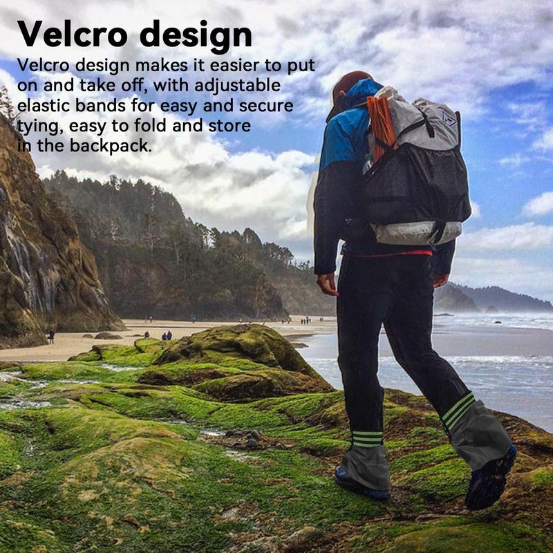 Low Waterproof Leg Gaiters For Men Snow Gators Breathable Boots Gators Adjustable Fit For Outdoor A 4