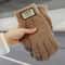 Unisex Cold-Proof Gloves, Winter Warm Fleece-Lined Knitted Gloves for Men
