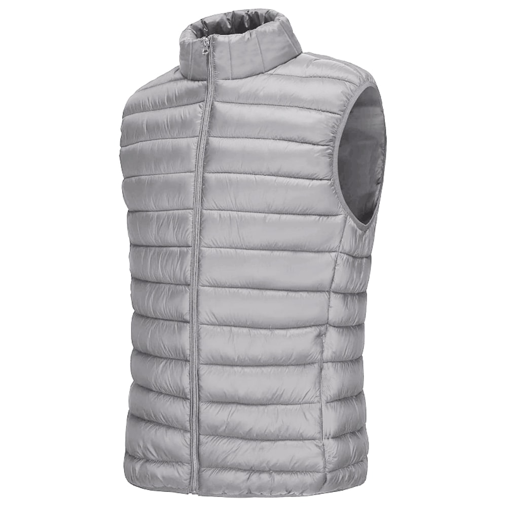 Lightweight Casual Vest For Men Autumn Sleeveless Jacket With Zipper Outdoor Cotton Vest With Pocke 2
