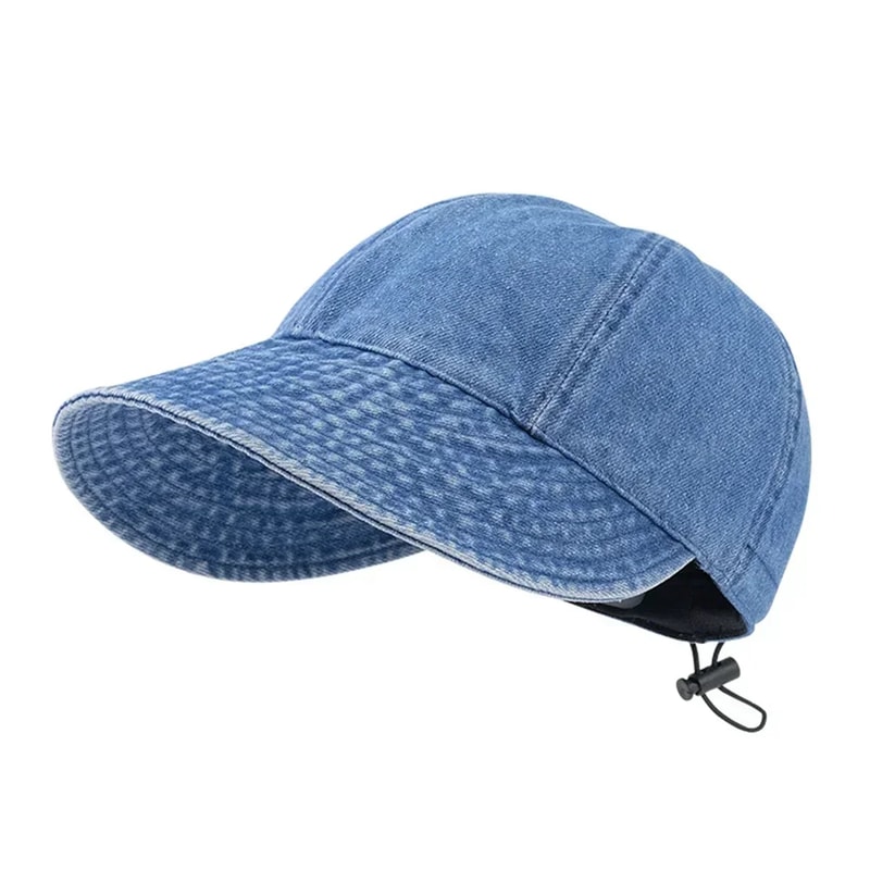 Adjustable Drawstring Sun Hat Foldable Wide Brim Fisherman Cap For Summer Beach 6
