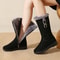 Winter Warm Boots, Fleece-Lined Boots, Thick Sole High Tube Mom Shoes
