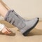 Winter Warm Boots, Fleece-Lined Boots, Thick Sole High Tube Mom Shoes