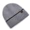 Plush Fleece Warm Winter Beanie Hat for Men, Unisex Soft Ski Sports Cap with Snow Label, Thicken Outdoor Hat