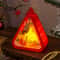Santa Claus Snowman Festival Lamp Mini Christmas LED Triangle Lantern Party Scene Props 8