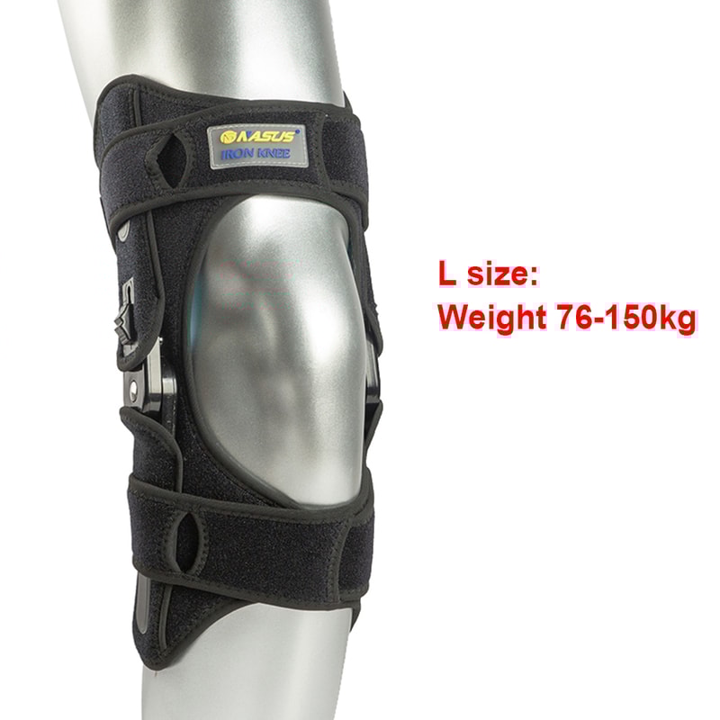 Knee Brace For Running Climbing Stabilizing Ligament Injuries Adjustable With Dual Side Hinges For