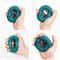 Adjustable Silicone Finger Grip Strengthener Ring For Hand And Wrist Exercise Carpal Tunnel Relief 5