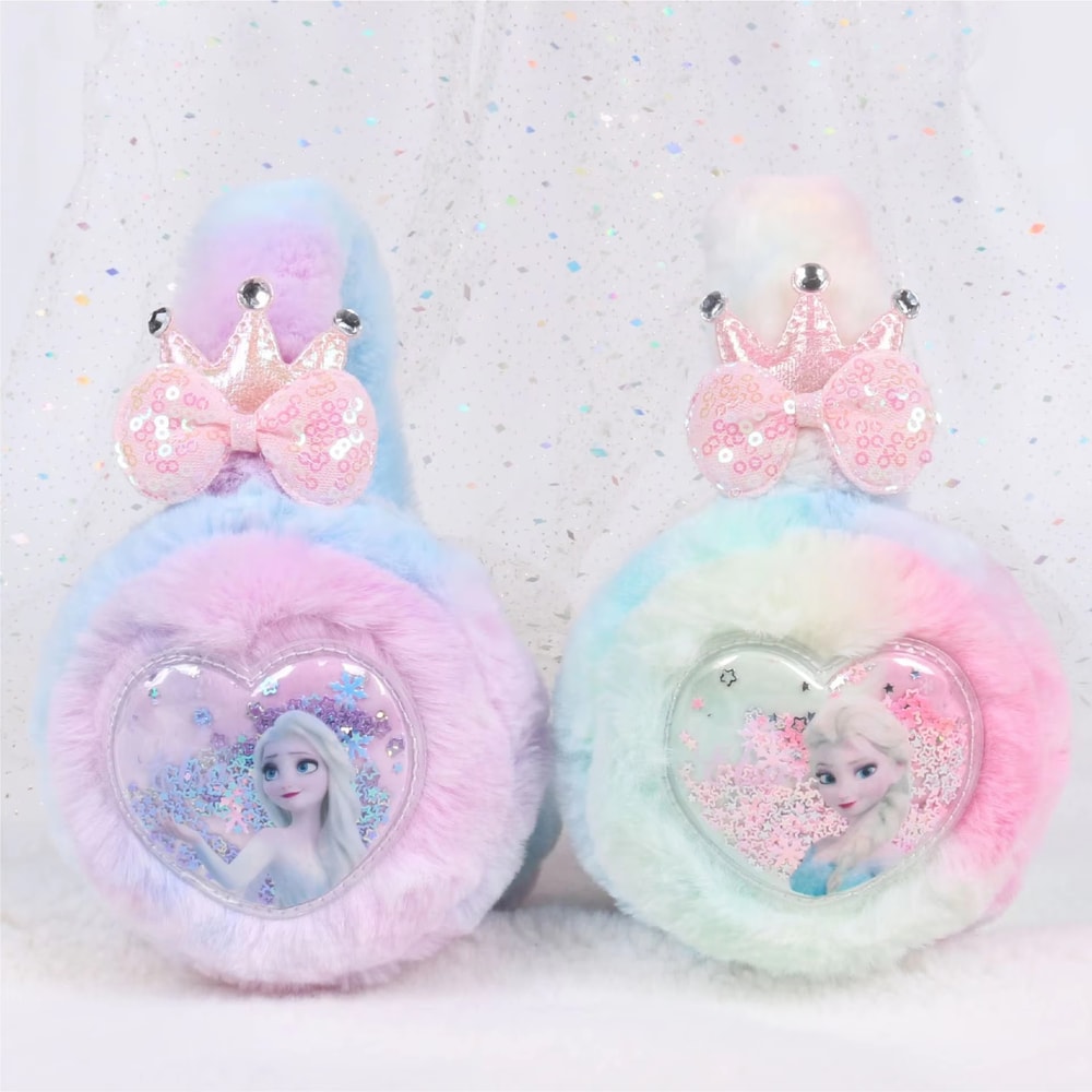 Warm Plush Disney Frozen Elsa Childrens Earmcups Winter Ears And Neck Protection For Girls 2