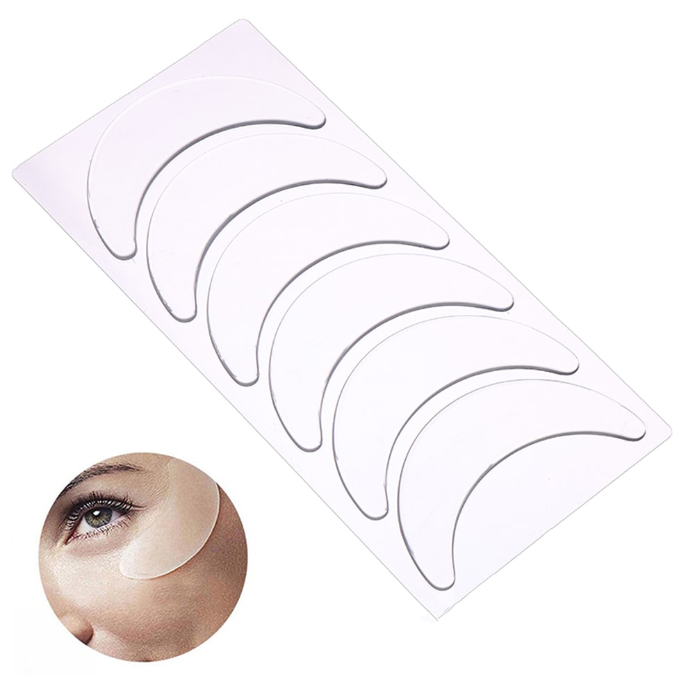 Reusable Silicone Eye Pads, 3 Pairs Waterproof Anti-Wrinkle Patches for Skin Care and Eye Wrinkle Reduction