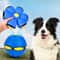 Fun Elastic Dog Pet Toy Flying Saucer Bouncing Ball for Outdoor Exercise