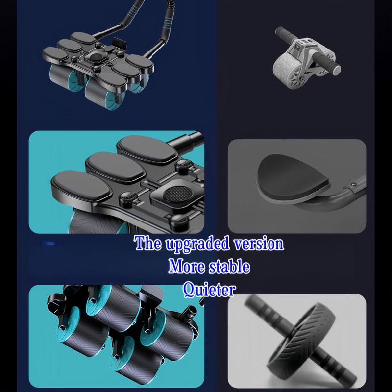 Silent Abdominal Exercise Wheel With Automatic Rebound Function Perfect For Waist And Abdominal Mus 2