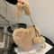 Faux Fur Heartshaped Handbag Fluffy Plush Ladies Shoulder Bag Fashion Female Furry Clutch Purse For 0