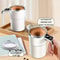 Automatic Magnetic Self Stirring Coffee Cup, Digital Temperature Display Stirring Cup for Coffee Lovers