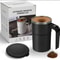 Automatic Magnetic Self Stirring Coffee Cup, Digital Temperature Display Stirring Cup for Coffee Lovers