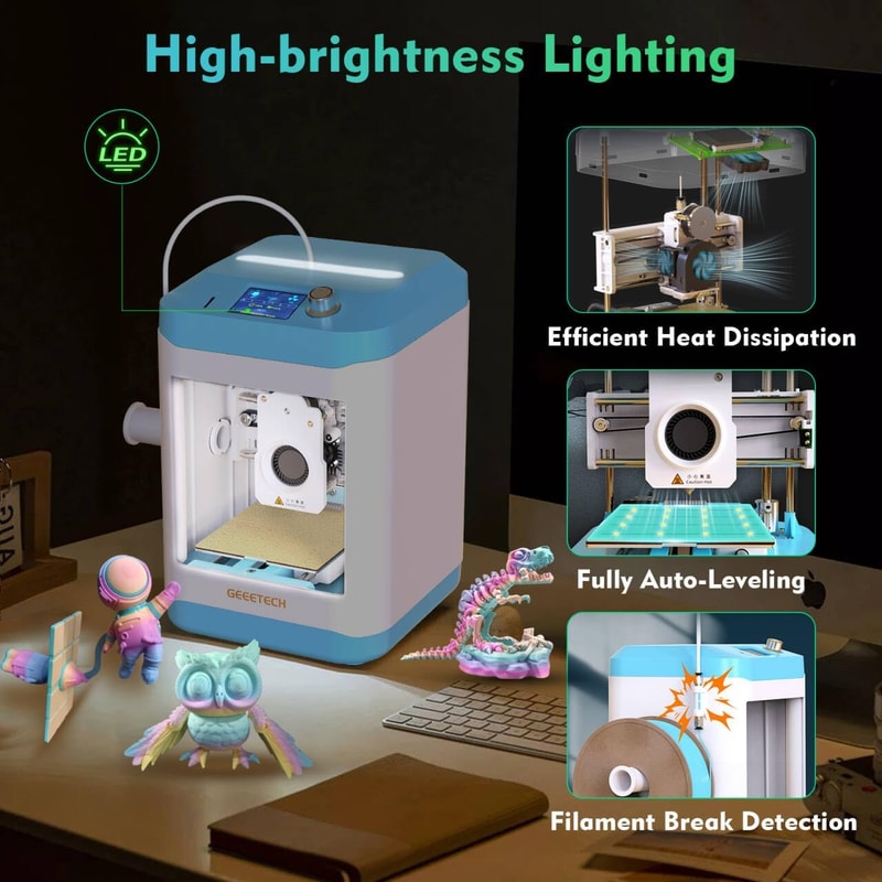 3D Printer for Kids and Beginners, Fully Open Source, High Speed