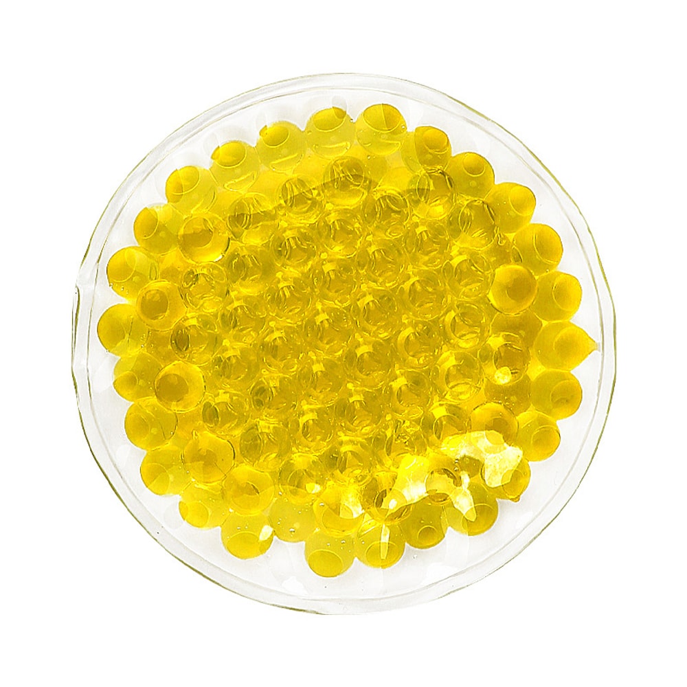 Round Cooling Gel Eye Pad, Hot Cold Compress for Eye Strain Relief, Ice Gel Pack for Men Women