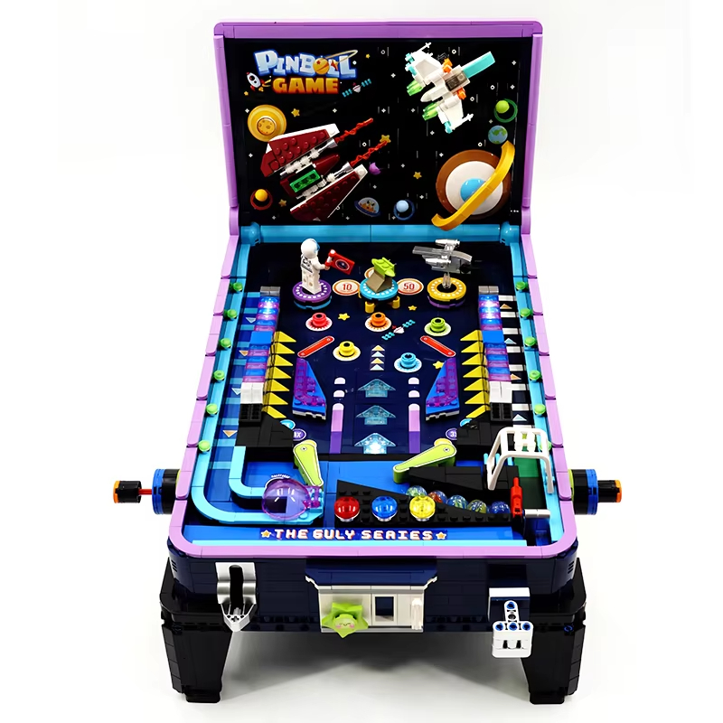 Pinball Table Building Block Set Educational MOC Toy Christmas Gift For Kids 2