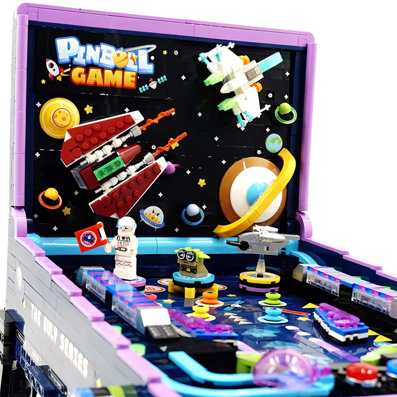 Pinball Table Building Block Set Educational MOC Toy Christmas Gift For Kids 3