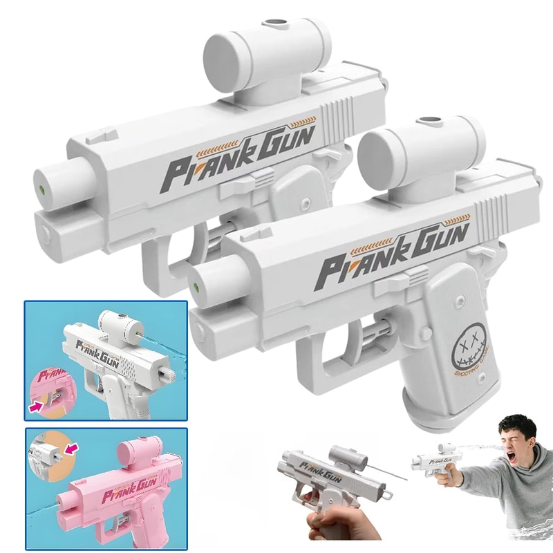 Hilarious Prank Water Gun, Two-Way Reverse Water Gun, Fun Novelty Toy for Parties & Summer Fun, Kids Gift