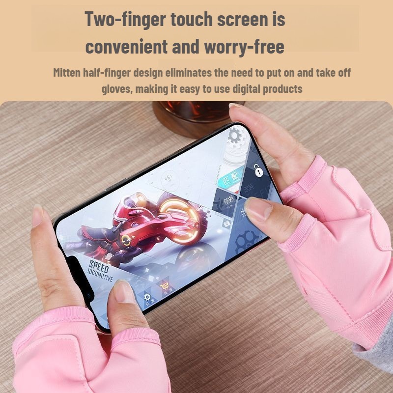 Thermal Winter Gloves Electric Heated Powered Windproof Touchscreen For Cycling Skiing 3