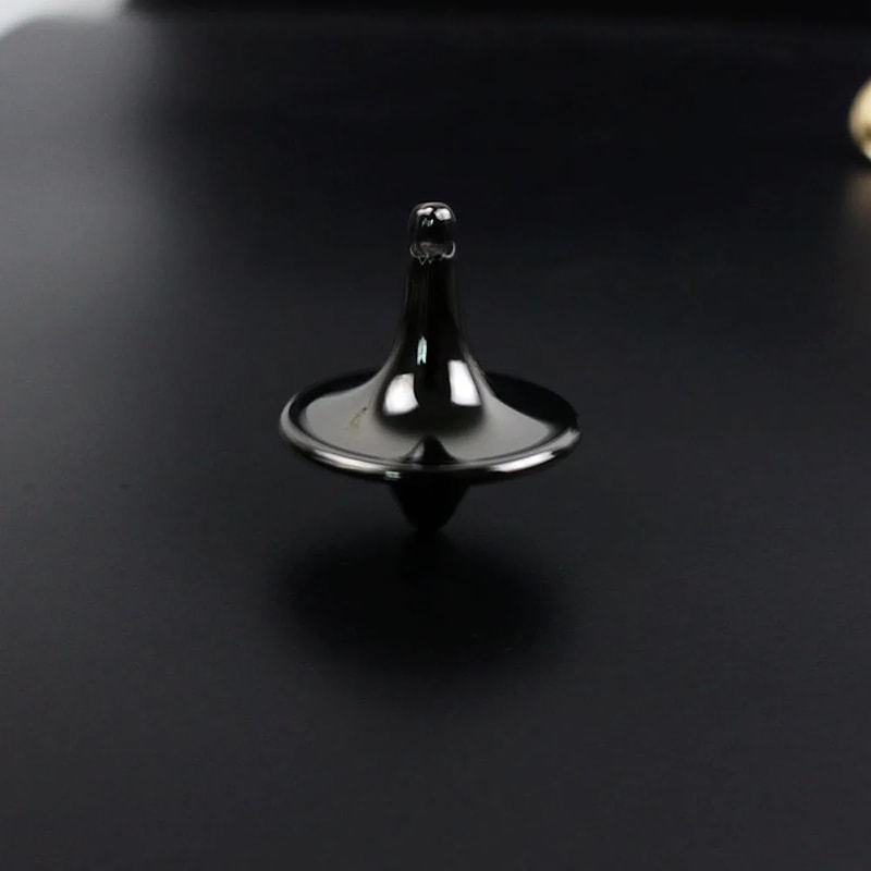 Totem Print Spinning Top Metal Gyro For Great Accuracy And Silver Performance 6