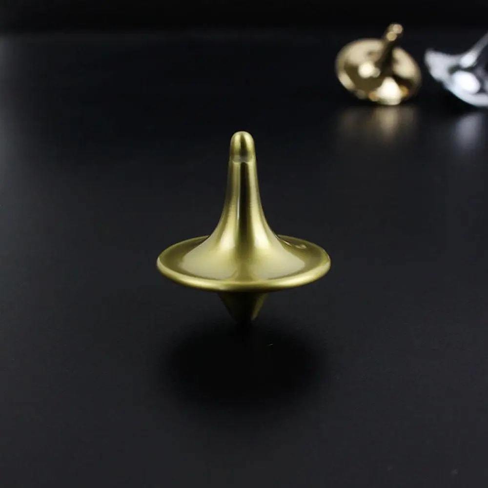 Totem Print Spinning Top Metal Gyro For Great Accuracy And Silver Performance 7