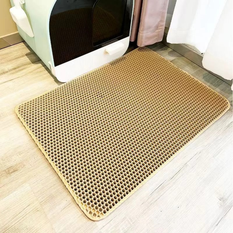 Heavy Duty Waterproof Cat Litter Mat Extra Large Non Slip Washable Sand Stopper 8