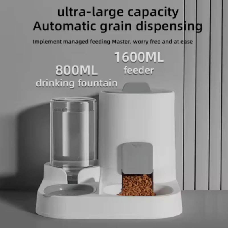 Pet Water Dispenser Cat Bowl Smooth Food Water Supply Dog Bowl Cat Feeding Water Feeder 1