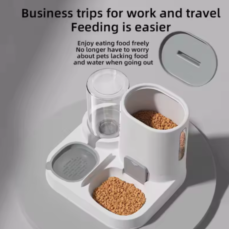 Pet Water Dispenser Cat Bowl Smooth Food Water Supply Dog Bowl Cat Feeding Water Feeder 3