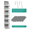 Behind The Door Storage Organizer, 6-Shelf Over The Door Hanging Pantry Organizer, with Clear Plastic Pockets
