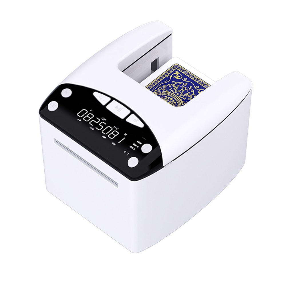 Electric Automatic Card Dealer Machine, Rechargeable Poker Cards Dispenser, Adjustable Speed and Distance Tools