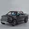 Alloy Diecast Ford Raptor F150 Pickup Truck Toy Car, Doors Opened Pull Back, Sound and Light Model Car for Boys