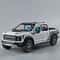Alloy Diecast Ford Raptor F150 Pickup Truck Toy Car, Doors Opened Pull Back, Sound and Light Model Car for Boys
