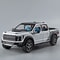 Alloy Diecast Ford Raptor F150 Pickup Truck Toy Car, Doors Opened Pull Back, Sound and Light Model Car for Boys