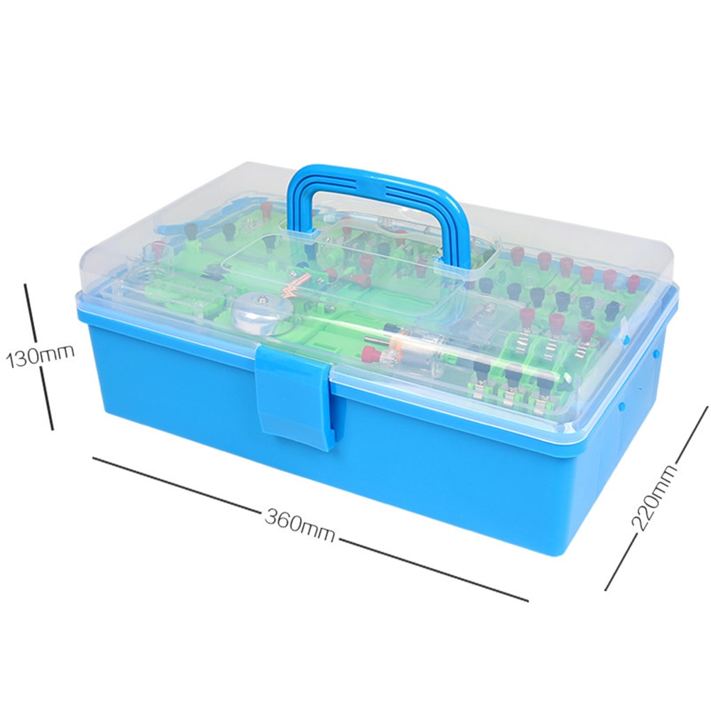 Junior High School Electricity Experiment Kit, Electromagnetics Physics Circuit Equipment for Teachers and Students