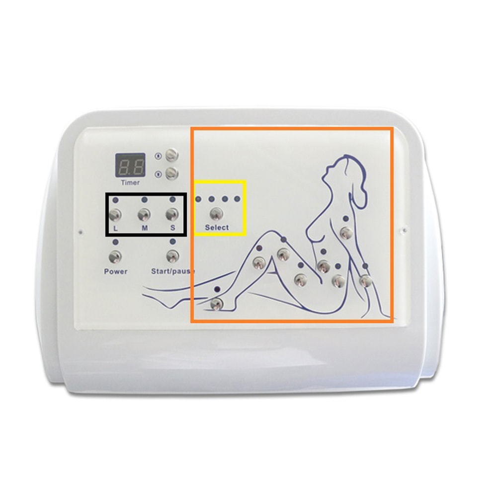 Pressotherapy Machine, Muscle Relax Air Wave Pressure Lymphatic Drainage Body Massage