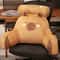 Adorable Large Capybara Backrest Cushion Triangle Lumbar Support Pillow Comfortable Reading Pillow 0