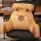 Adorable Large Capybara Backrest Cushion Triangle Lumbar Support Pillow Comfortable Reading Pillow 0