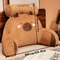 Adorable Large Capybara Backrest Cushion Triangle Lumbar Support Pillow Comfortable Reading Pillow 4