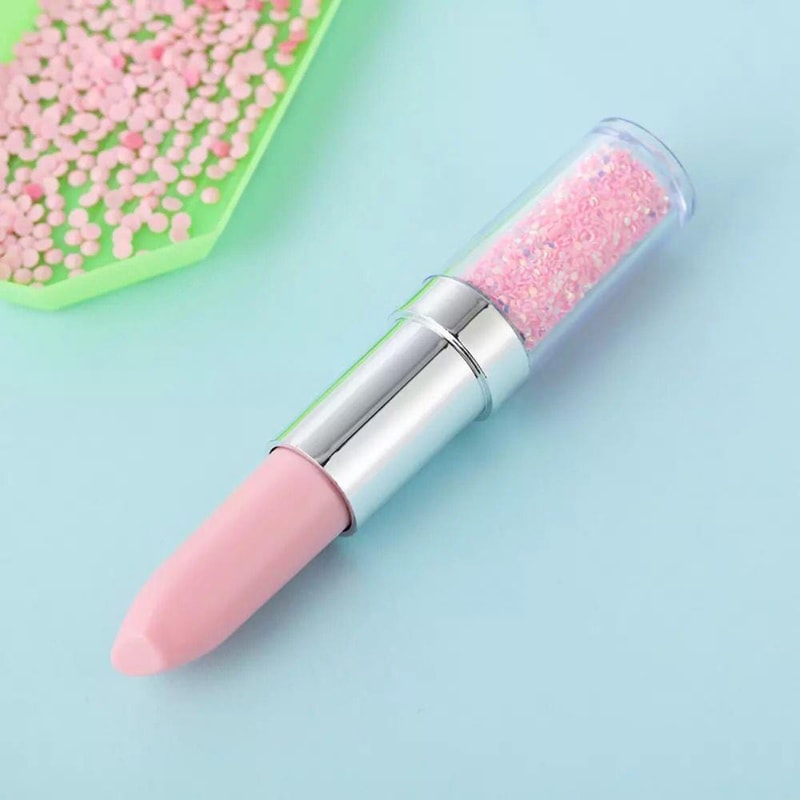 Cute Diamond Painting Pen For Painting Lipstick Shape Drill Pen Stylish Ergonomic Plastic Sewing Cr 1