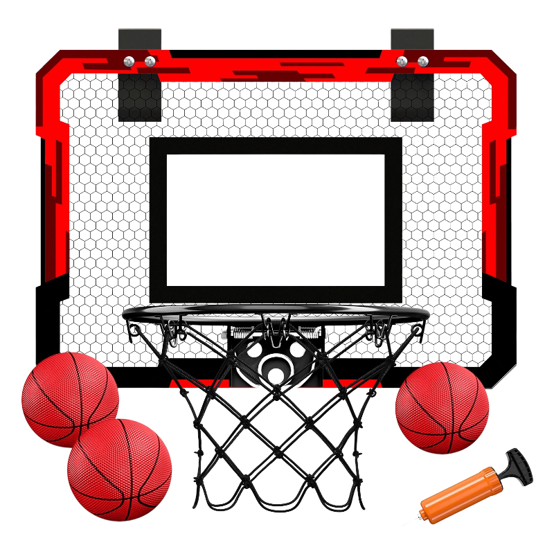 Mini Basketball Hoop Set, Wall-mounted Training Toy for Kids, Indoor and Outdoor Basketball Hoop for Home Use