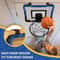 Mini Basketball Hoop Set, Wall-mounted Training Toy for Kids, Indoor and Outdoor Basketball Hoop for Home Use