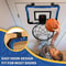 Mini Basketball Hoop Set, Wall-mounted Training Toy for Kids, Indoor and Outdoor Basketball Hoop for Home Use