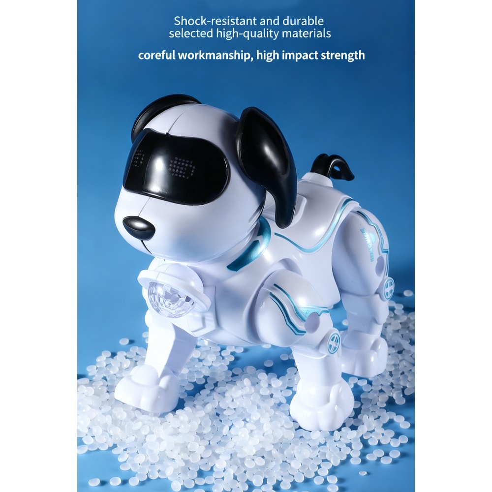 Bright Projection Lights Cute Toy Dog With Cool Features Flexible Crawling Movement 3