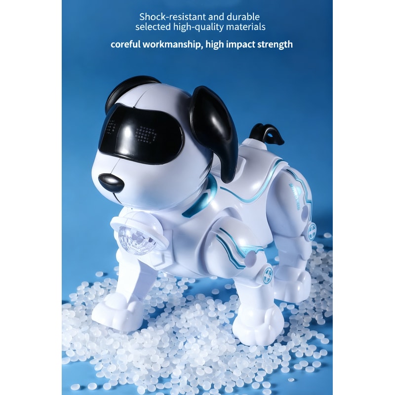 Bright Projection Lights Cute Toy Dog With Cool Features Flexible Crawling Movement 3