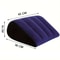 Inflatable Soft Relax Cushion PVC Flocking Silicone Triangle Cylinder Pillow 7