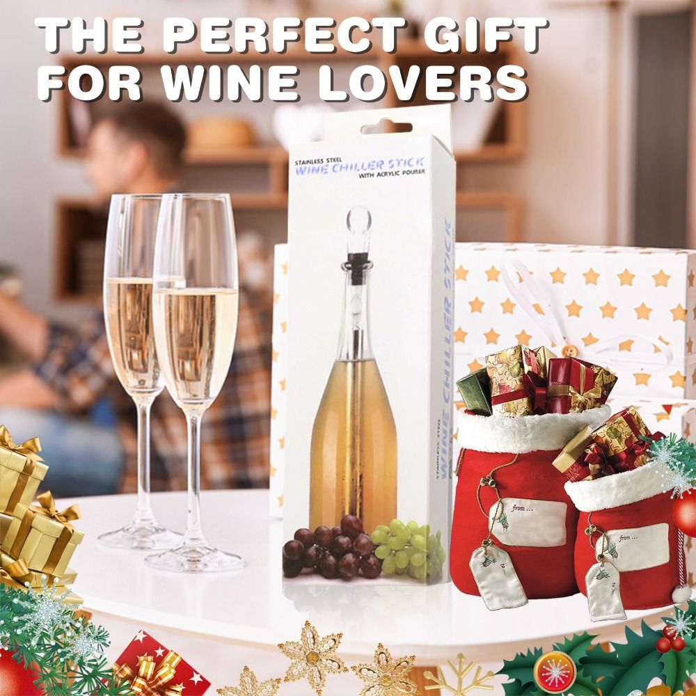 Wine Cooling Stick Stainless Steel Chiller Stick Rapid Cooler For No Dilution Of Taste 1