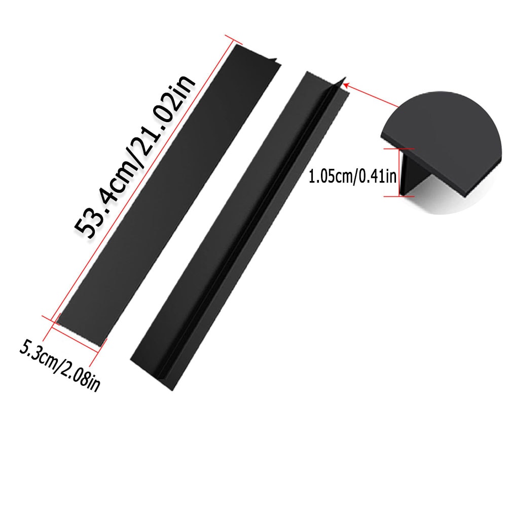 Sealing Strip Kitchen Silicone Gap Strip AntiOil AntiStain Silicone Insert For Gas Stove 5