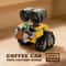 Space Mini Robot Building Bricks Toys, Sci-Fi Tracked Bot Model, Classic Movie Blocks for Kids