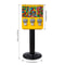 Rotatable Commercial Candy Vending Machine Stand Toy Capsules Bouncy Balls Nut Compartment 6