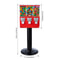 Rotatable Commercial Candy Vending Machine Stand Toy Capsules Bouncy Balls Nut Compartment 8